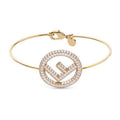 FENDI F BRACELET FULL DIAMOND